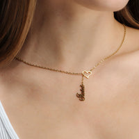 Thumbnail for Original Name Necklace - Personalised Necklace - Necklace for Best Friend - Gifts for Mother's Day - Gifts for Mom Necklace Brother & Sisters