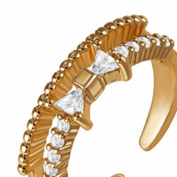 Thumbnail for Butterfly ring — product photo on a white background, gold