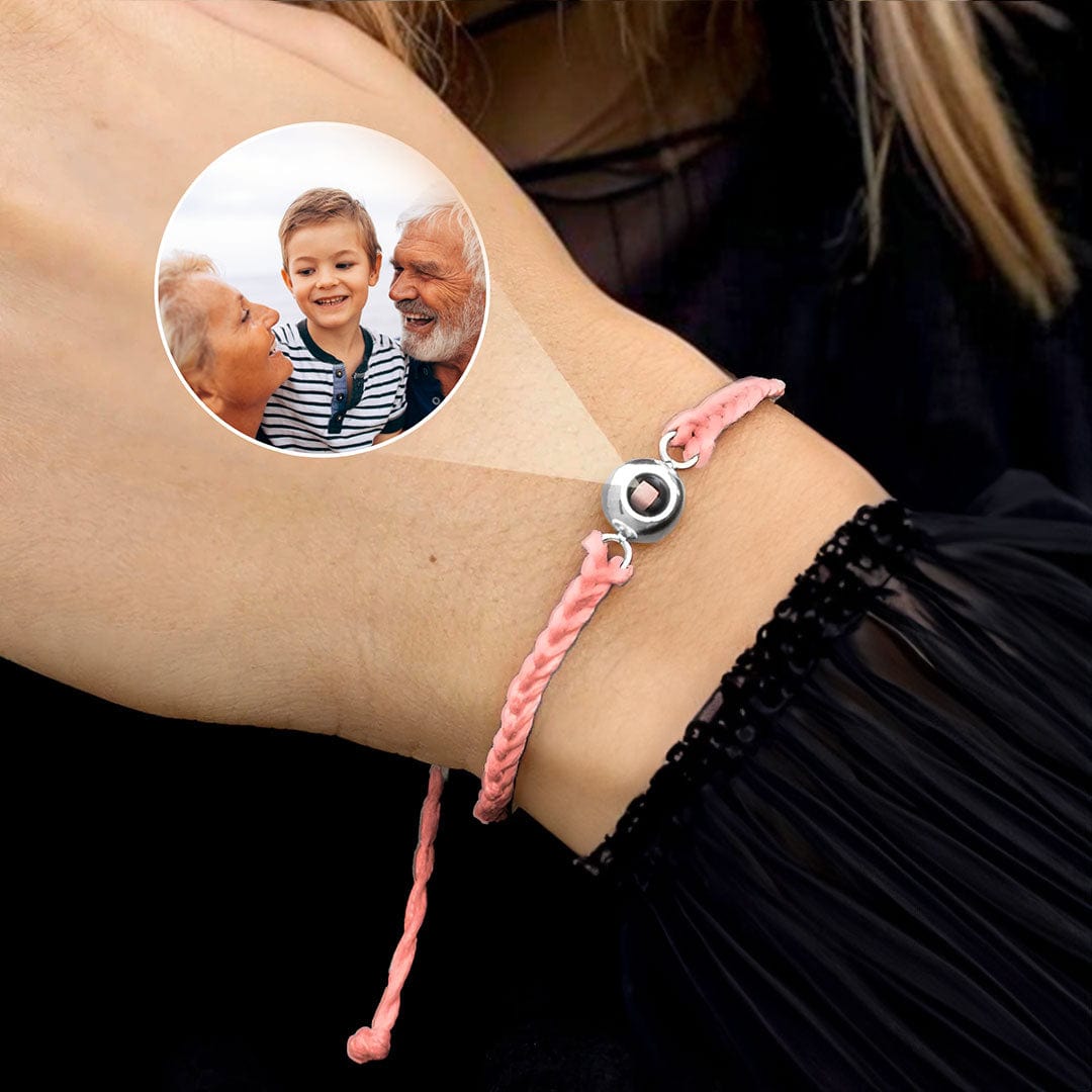 Circle Photo Bracelet