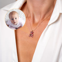 Thumbnail for Teddy Bear Photo Necklace