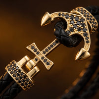 Thumbnail for Gold Anchor – macro close-up | Brother & Sisters | SKU: 3621358-gold-XS-14-15, 3621358-gold-S-16-17, 3621358-gold-M-18-19, 3621358-gold-L-20-21, 3621358-gold-XL-22-23