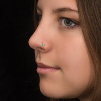 Thumbnail for Sapphire Nose Ring