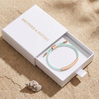 Thumbnail for Cord bracelet — in the gift box, rose gold | SKU: lamenthe-rg