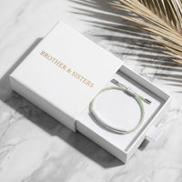 Thumbnail for Friendship bracelet — in the gift box, silver | SKU: lanature-wg