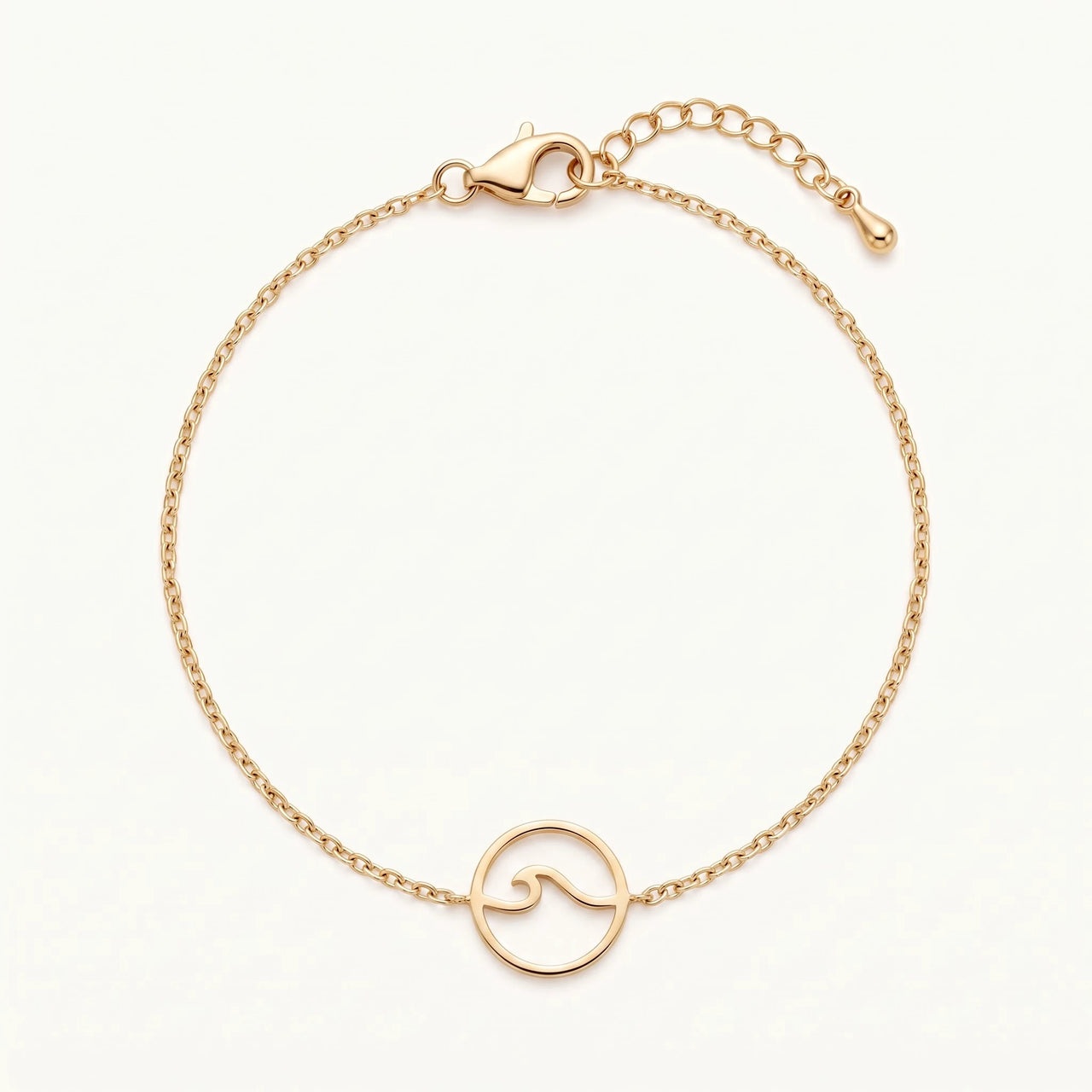 Waterproof bracelet — product photo on a white background, gold | SKU: 17429078-gold