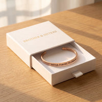 Thumbnail for Inspirational bracelet — in the gift box, rose gold | SKU: nftd-rg