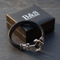 Thumbnail for White Gold Anchor – in its Brother & Sisters gift box | Brother & Sisters | SKU: 3621358-silver-XS-14-15, 3621358-silver-S-16-17, 3621358-silver-M-18-19, 3621358-silver-L-20-21, 3621358-silver-XL-22-23